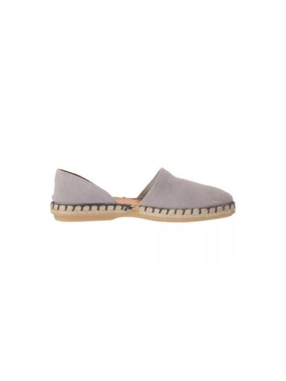 🛍 Eric Michael Olivia Whipstitch Jute Espadrille D'Orsay Suede Loafers